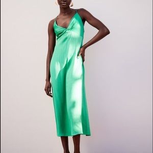 Zara Knotted Slip Dress